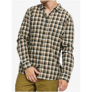 Cream-Brown Men's Plaid Shirt VANS Alameda - Men