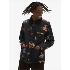 Black Men's Patterned Jacket VANS Drill - Men's