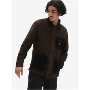 Dark Brown Men's Corduroy Jacket VANS Drill - Men's