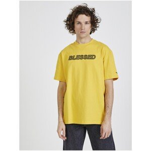 Yellow Men's T-Shirt PUMA x NJR - Men's