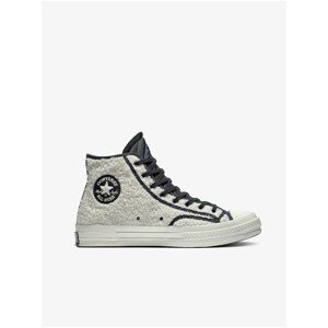 Black-and-White Ankle Sneakers Converse Chuck 70 Sherpa - Unisex