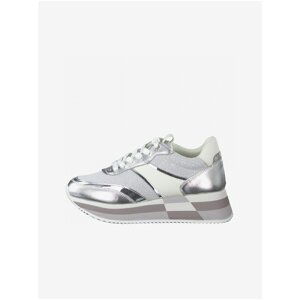 Women's Sneakers in Tamaris Silver - Women