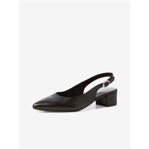 Tamaris Leather Low HeelEd Ballerinas - Women