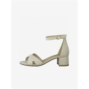 Tamaris Heeled Cream Sandals - Women