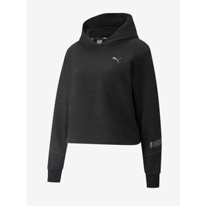 Black Women's Crop Sweatshirt Puma Cyber - Women