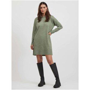 Green sweater dress VILA Oaly - Women