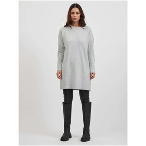 Light gray sweater dress VILA Oaly - Women