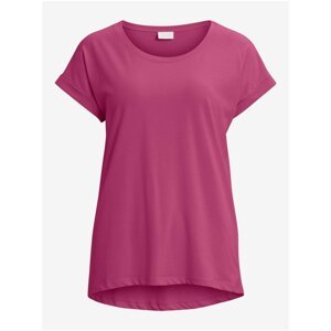 Pink basic T-shirt VILA Dreamers - Women