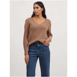 Brown sweater VILA Oa - Women