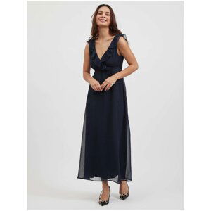 Dark blue maxi dresses VILA Rilla - Women