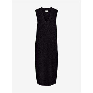 Black Long Vest VILA Visvampi - Women