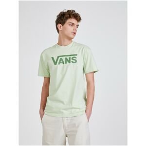 Light green men's T-shirt with VANS print - Men's