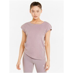 Light Purple Women's T-Shirt with Puma Studio Foundation - Women