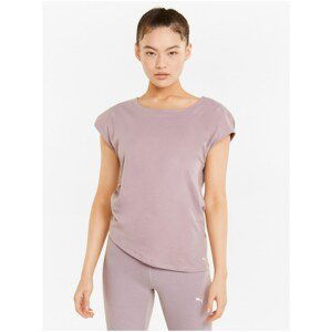 Light Purple Women's T-Shirt with Puma Studio Foundation - Women