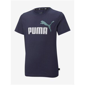 Dark blue boys' T-shirt with Puma print - Men