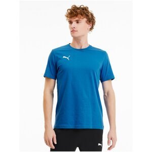 Blue Men's T-Shirt Puma Team Goal - Men