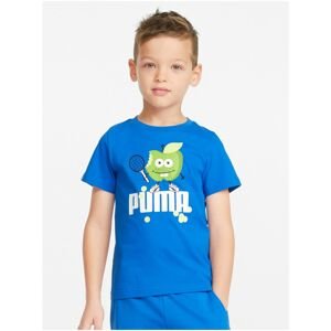 Blue Boys Patterned T-Shirt Puma Fruit Mates - unisex