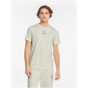 Cream Men's T-Shirt Puma Better Tee - Men