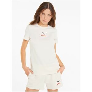 White Women's T-Shirt Puma Better Tee - Women