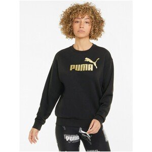 Black Women's Sweatshirt with Puma Print - Women