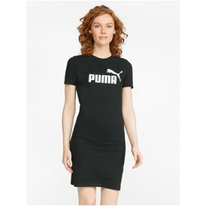 Black Women's Dress with Puma Print - Women