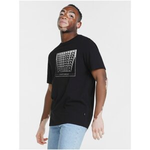 Black Men's T-Shirt with Puma Wording Graphic - Men's