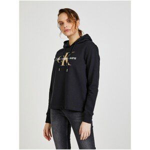 Black Women's Patterned Hoodie Calvin Klein - Women