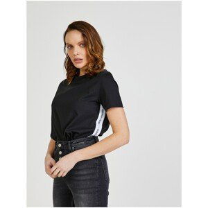 Black Patterned T-Shirt Calvin Klein - Women