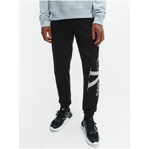 Black Men's Patterned Sweatpants Calvin Klein - Mens