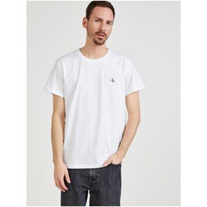 Set of two men's T-shirts in white and black Calvin Klein - Men's