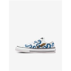 White Kids Patterned Sneakers Converse Chuck Taylor All Star - Unisex