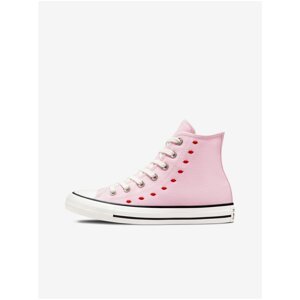 Pink Women's Patterned Ankle Sneakers Converse Chuck Taylor - Women