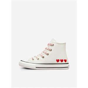 White Girls Patterned Ankle Sneakers Converse Chuck Taylor All Sta - Unisex