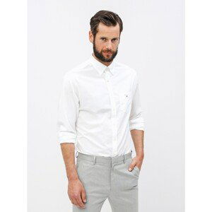 White Men's Regular Fit Shirt GANT - Men's