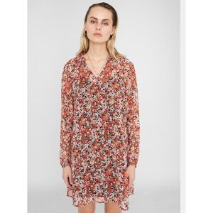Red Floral Dress Noisy May Mia - Women