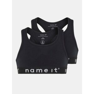 Set of two black girls sports bras name it - unisex