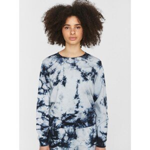 Blue patterned sweatshirt Noisy May Ilma - Women