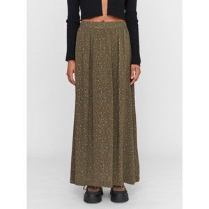 Khaki Patterned Maxi Skirt Noisy May Fiona - Women