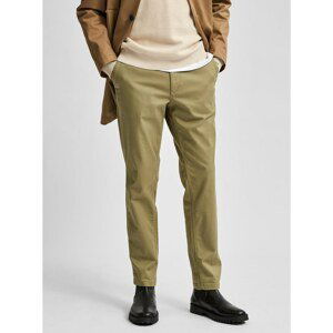 Khaki Chino Pants Selected Homme Miles - Mens