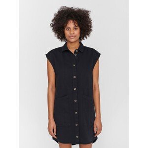 Black shirt dress with pockets Noisy May Alma - Women