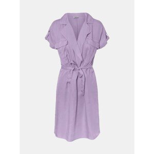 Purple Dress with Tie Noisy May Vera - Women