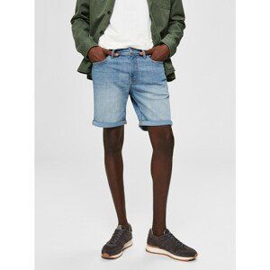 Blue Denim Shorts Selected Homme-Alex - Men