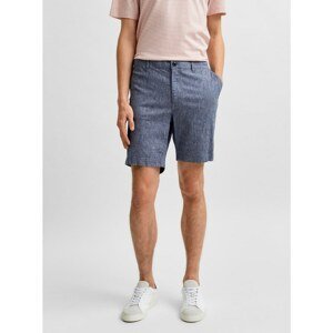 Blue Annealed Chino Shorts Selected Homme Isac - Men