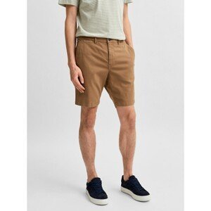 Brown Chino Shorts Selected Homme Chester - Men