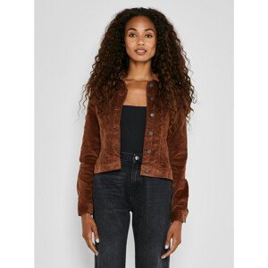 Brown Corduroy Short Jacket Noisy May Ada - Women