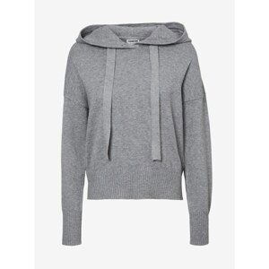Grey Hooded Sweater Noisy May Ship - Women