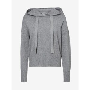 Grey Hooded Sweater Noisy May Ship - Women