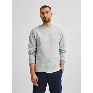 Light Grey Sweatshirt Selected Homme Beckster - Men