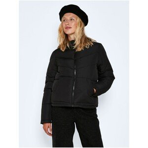 Black Women's Quilted Winter Jacket Noisy May Dalcon - Women
