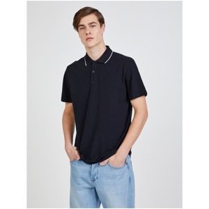 Black Polo T-Shirt Selected Homme Miller - Men